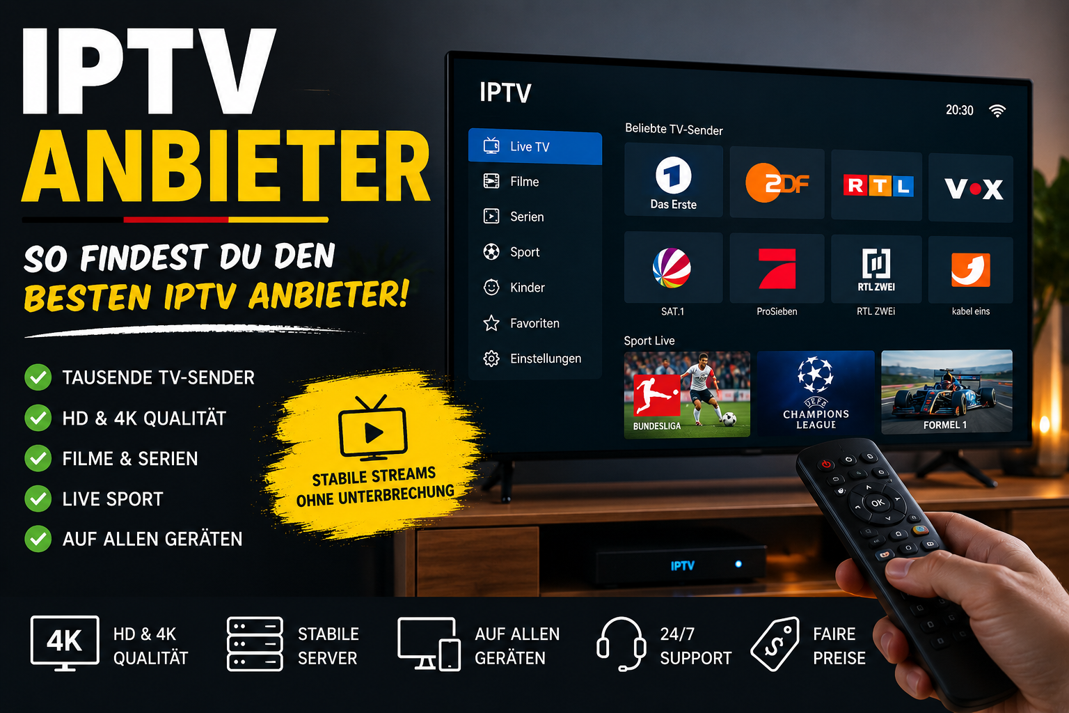 iptv anbieter